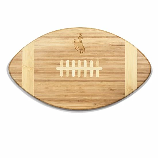 Wholesale 😀 Unbranded Wyoming Cowboys Touchdown Football Cutting Board Serving Tray 😉