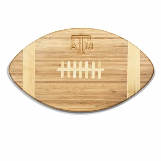 Promo ✔️ Unbranded Texas A&M Aggies Touchdown Football Cutting Board Serving Tray 💯