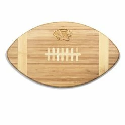 Wholesale ⌛ Unbranded Missouri Tigers Touchdown Football Cutting Board Serving Tray 👏