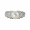 Flash Sale 👍 Unbranded Sterling Silver Freshwater Cultured Pearl Textured Ring 🧨