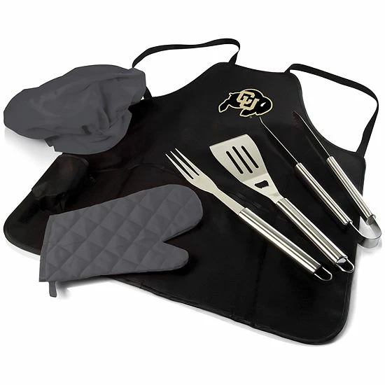 Best Pirce 🤩 Unbranded Picnic Time Colorado Buffaloes BBQ Apron Pro Grill Set ✨