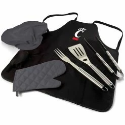 Best reviews of ❤️ Unbranded Picnic Time Cincinnati Bearcats BBQ Apron Pro Grill Set 🎉