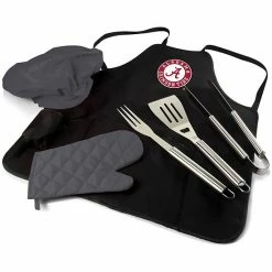 Budget 🤩 Unbranded Picnic Time Alabama Crimson Tide BBQ Apron Pro Grill Set 💯