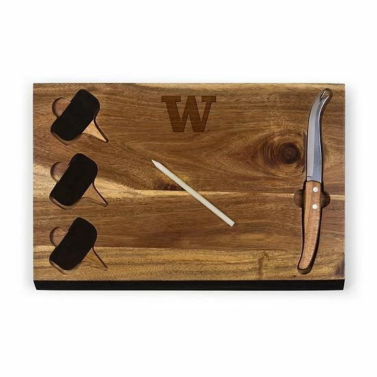 Outlet โจ Unbranded Picnic Time Washington Huskies Delio Cheese Cutting Board Set ๐