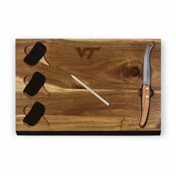 Buy 😍 Unbranded Picnic Time Virginia Tech Hokies Delio Cheese Cutting Board Set 🌟