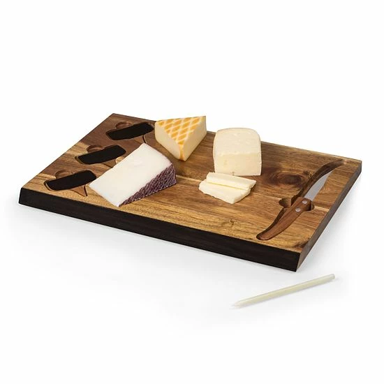 Flash Sale 😀 Unbranded Picnic Time Maryland Terrapins Delio Cheese Cutting Board Set 😍 - Image 2