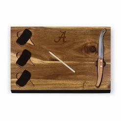 Flash Sale 🔔 Unbranded Picnic Time Alabama Crimson Tide Delio Cheese Cutting Board Set ⌛