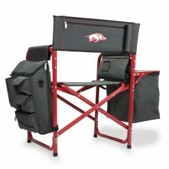 Deals 🔥 Unbranded Picnic Time Arkansas Razorbacks Fusion 🎒 Backpack Chair With Cooler Ark Red 😀