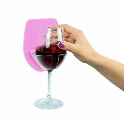 Budget 🎁 Unbranded Sipski Shower Wine Holder: Pink 🥰