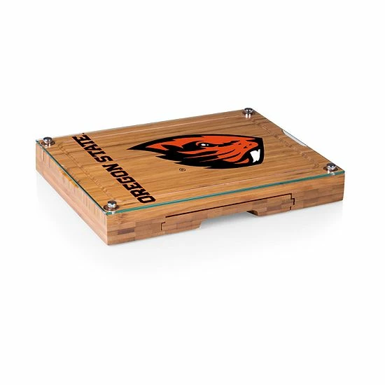 Discount 🌟 Unbranded Oregon State Beavers Concerto Glass-Top Cutting Board Set 🎁