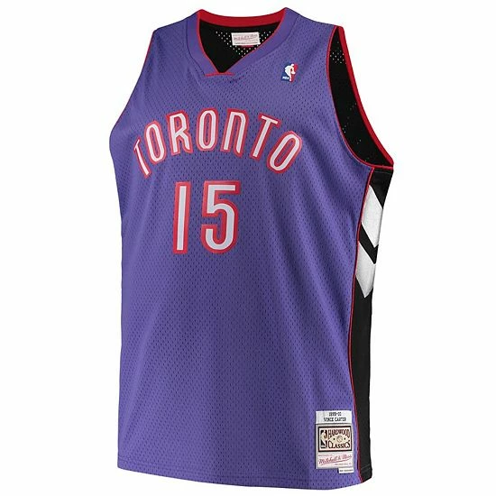 Coupon ✔️ Unbranded Men's Mitchell & Ness Vince Carter Purple Toronto Raptors Big & Tall Hardwood Classics Jersey ✔️ - Image 3