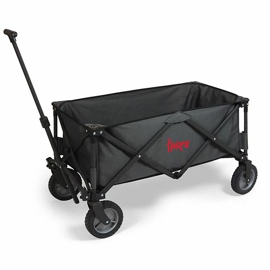 Wholesale ๐ฏ Unbranded Picnic Time Nebraska Cornhuskers Portable Utility Wagon ๐