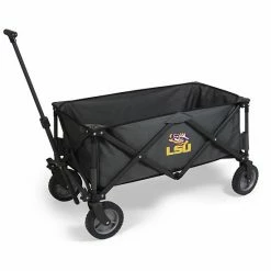 Coupon 😀 Unbranded Picnic Time LSU Tigers Portable Utility Wagon 🛒