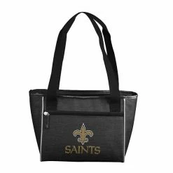 Best Sale 👍 Unbranded NFL New Orleans Saints NFL Crosshatch 16 Can Cooler Tote 🤩