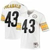 Wholesale 🔥 Unbranded Men's Mitchell & Ness Troy Polamalu White Pittsburgh Steelers 2005 Legacy Replica Jersey ✔️