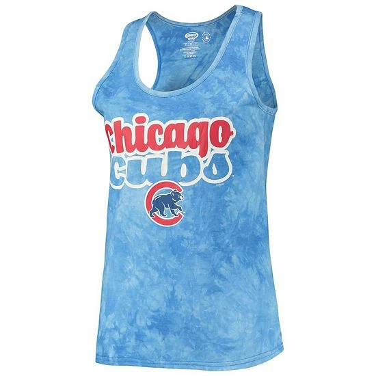 Cheapest ⭐ Unbranded 👩 Women's Concepts Sport Royal Chicago Cubs Billboard Racerback Tank Top & Shorts Set 🔔 - Image 2