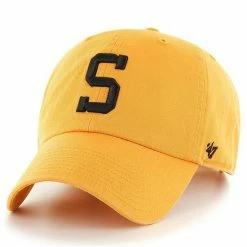 Budget 😉 Unbranded Men's '47 Gold Pittsburgh Steelers Clean Up Alternate Adjustable Hat 🎁