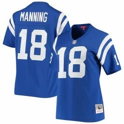 Wholesale 🔔 Unbranded 👩 Women's Mitchell & Ness Peyton Manning Royal Indianapolis Colts 1998 Legacy Replica Jersey 🧨