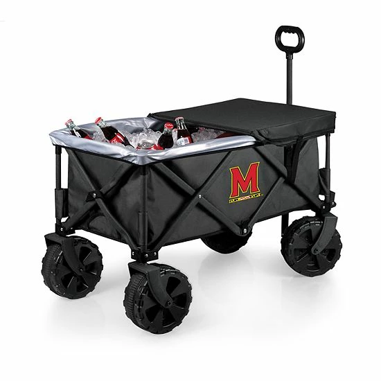 Best Sale ✔️ Unbranded Picnic Time Maryland Terrapins Adventure All-Terrain Wagon 💯 - Image 2
