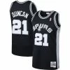 Outlet 💯 Unbranded Men's Mitchell & Ness Tim Duncan Black San Antonio Spurs Big & Tall Hardwood Classics Jersey 👍