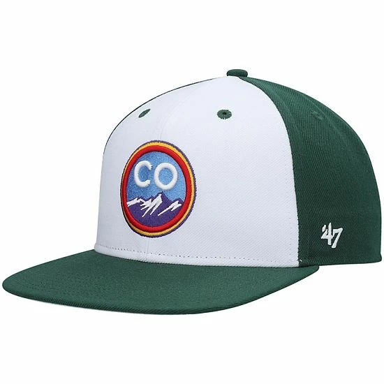 Cheapest โ๏ธ Unbranded Men's '47 Green Colorado Rockies 2021 City Connect Captain Snapback Hat ๐ - Image 2