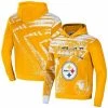 Budget 🥰 Unbranded Men's NFL X Staple Gold Pittsburgh Steelers All Over Print Pullover Hoodie 🛒