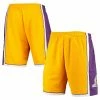 Flash Sale 😉 Unbranded Men's Mitchell & Ness Gold Los Angeles Lakers 2009 Hardwood Classics 75th Anniversary Swingman Shorts ⭐