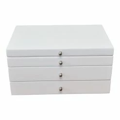Cheap 😍 Unbranded Elegant White Finish Jewelry Box 🔔