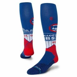 Deals ❤️ Unbranded Men's Stance Chicago Cubs Cubby Bear Diamond Pro Team Tube 🧦 Socks 🔥