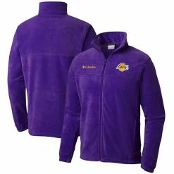 Flash Sale 🔔 Unbranded Men's Columbia Purple Los Angeles Lakers Big & Tall Steens Mountain 2.0 Full-Zip Jacket ⭐