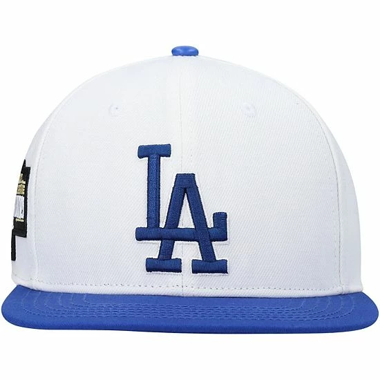 Promo ๐ Unbranded Men's Pro Standard White/Royal Los Angeles Dodgers Logo Snapback Hat โญ - Image 3