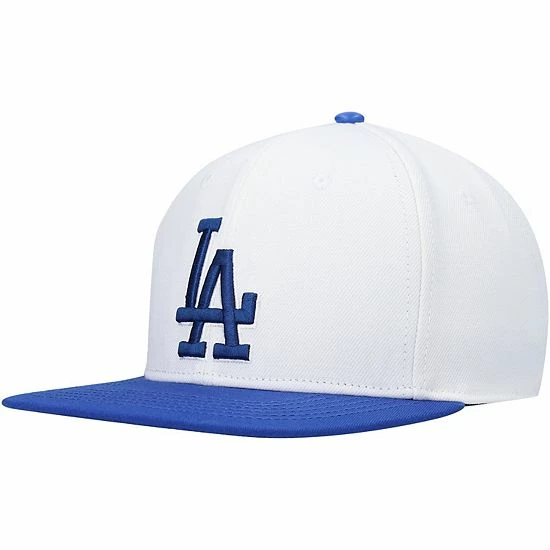 Promo ๐ Unbranded Men's Pro Standard White/Royal Los Angeles Dodgers Logo Snapback Hat โญ - Image 4
