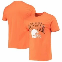 Budget 💯 Unbranded Men's Junk Food Orange Cleveland Browns Bold Logo T-Shirt 🔥