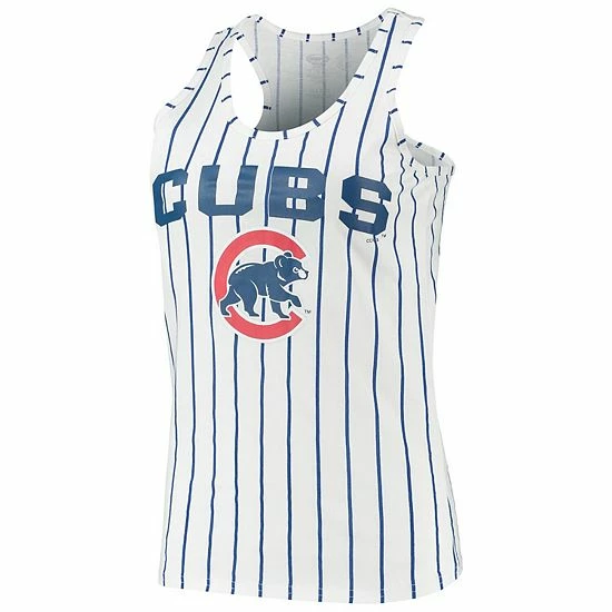 Flash Sale 👏 Unbranded 👩 Women's Concepts Sport Royal/White Chicago Cubs Vigor Racerback Tank Top & Shorts Sleep Set 👍 - Image 3