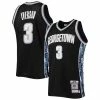 Coupon ✨ Unbranded Men's Mitchell & Ness Allen Iverson Black Georgetown Hoyas 1995-96 Authentic Throwback Jersey ❤️