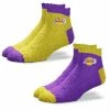 Coupon ❤️ Unbranded 👩 Women's For Bare Feet Los Angeles Lakers 2-Pack Team Sleep Soft 🧦 Socks 😉
