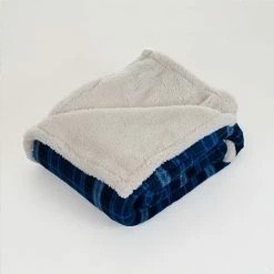 Wholesale 💯 Unbranded Plaid Fleece And Sherpa Throw 🔔