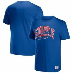 Cheap 👏 Unbranded Men's NFL X Staple Royal Buffalo Bills Logo Lockup T-Shirt 🤩