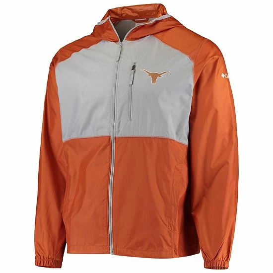 Cheap 🥰 Unbranded Men's Columbia Texas Orange/Gray Texas Longhorns Flash Forward Hoodie Full-Zip Windbreaker Jacket 🥰 - Image 3