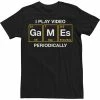 Outlet 👏 Unbranded Big & Tall Fifth Sun Periodic Gamer Attitude Text Tee ❤️