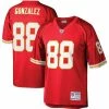 Hot Sale 🎁 Unbranded Men's Mitchell & Ness Tony Gonzalez Red Kansas City Chiefs Legacy Replica Jersey 🌟