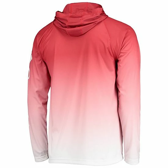 Best reviews of ๐ Unbranded Men's Columbia PFG Scarlet Nebraska Huskers Terminal Tackle Omni-Shade UPF 50 Long Sleeve Hooded Top ๐ - Image 4
