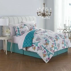 Cheap 🛒 Unbranded Darcy 8-piece Comforter Bedding Set Blue 🔔