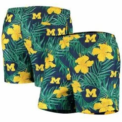 Wholesale 🧨 Unbranded Men's Navy Michigan Wolverines Swimming Trunks 🧨