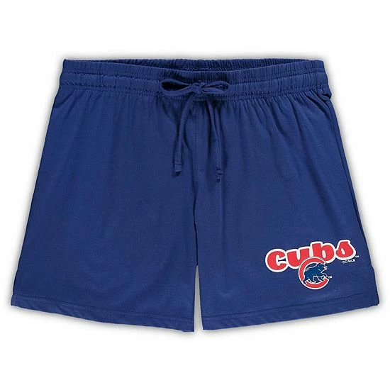 New ๐ Unbranded ๐ฉ Women's Concepts Sport Royal Chicago Cubs Plus Size Cloud Tank Top & Shorts Sleep Set ๐ - Image 4