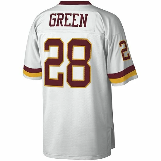 Outlet ๐ Unbranded Men's Mitchell & Ness Darrell Green White Washington Football Team Legacy Replica Jersey ๐งจ - Image 4