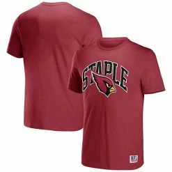 Buy 🔥 Unbranded Men's NFL X Staple Cardinal Arizona Cardinals Logo Lockup T-Shirt 💯