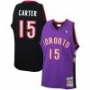 Best Sale 🌟 Unbranded Men's Mitchell & Ness Vince Carter Purple Toronto Raptors 1999-2000 Hardwood Classics Swingman Jersey 🔔