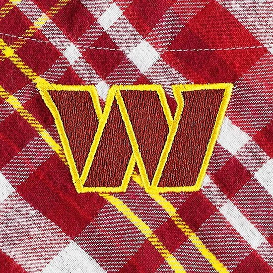 Deals ๐ Unbranded ๐ฉ Women's Concepts Sport Burgundy/Gold Washington Commanders Mainstay Flannel Full-Button Long Sleeve Nightshirt ๐ฅ - Image 5