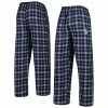 Coupon 🎉 Unbranded Men's Concepts Sport Deep Sea Blue/Gray Seattle Kraken Ledger Flannel Sleep Pants ⭐